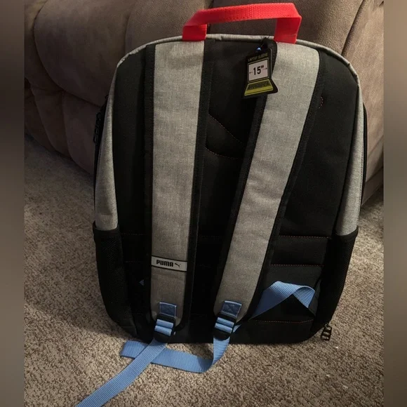Puma Eclipse Backpack in Gray and Black - Picture 2 of 6